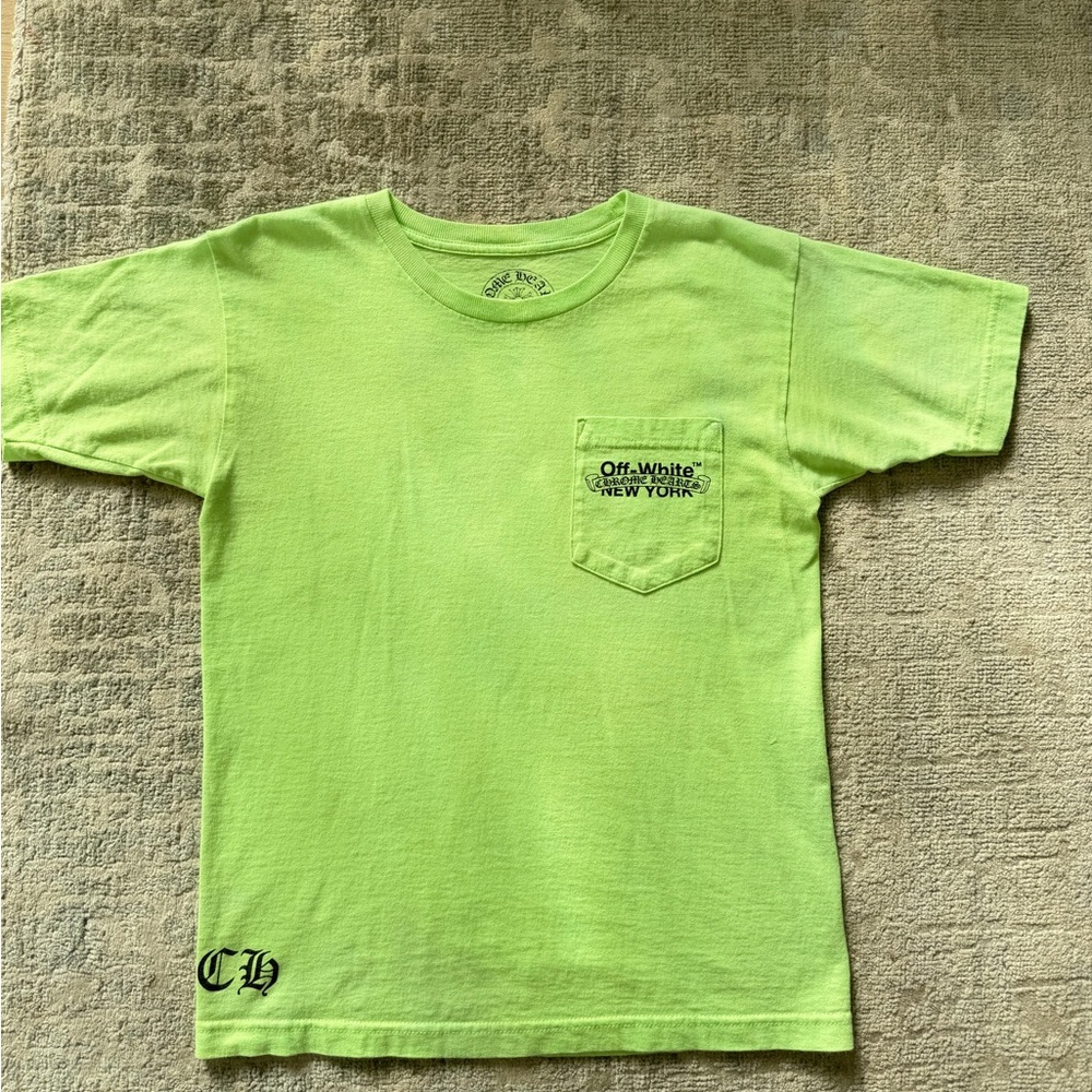 Chrome hearts off white tshirt